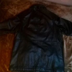 Leather LNR large jacket